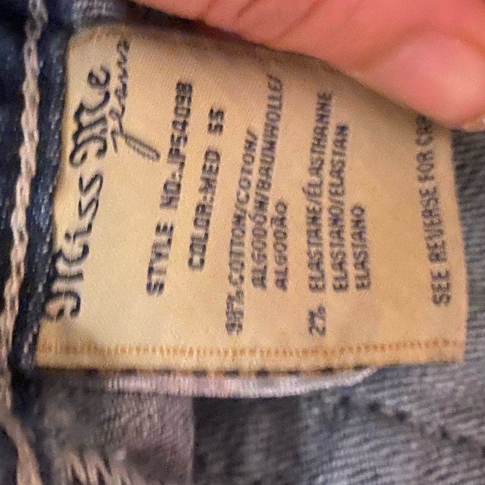 Miss Me Boot Style Jeans Low Rise - Picture 3 of 6